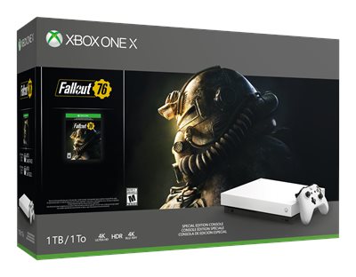 XBOX ONE X FALLOUT 76 BUNDLE יבוא רשמי בנדא