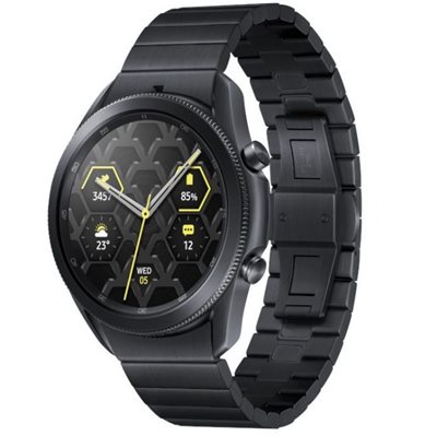 Galaxy Watch3 Titanium (44MM), Mystic Black TITANIUM - אחריות היבואן הרשמי