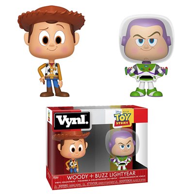 Toy Story Vinyl 2PACK Buzz Lightyear & Woody חבילה זוגית פיגרים