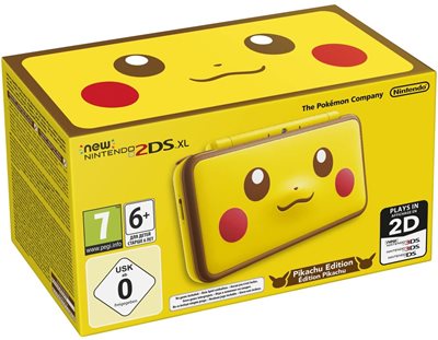 NEW 2DS XL PIKACHU LIMITED EDITION