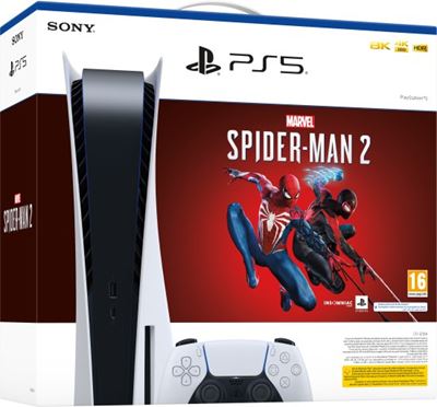 מארז PS5 עם משחק SPIDER MAN 2 יבואן רשמי ישפאר סוני מבצע!