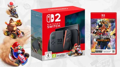 NINTENDO SWITCH 2 RED BLUE משחק סטרייט פייטר מתנה!
