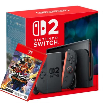 NINTENDO SWITCH 2 RED BLUE משחק סטרייט פייטר מתנה!