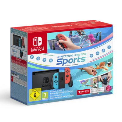 1000331283 NINTENDO SWITCH 1.1 SPORTS Bundle אחריות שנתיים יבואן רשמי תור גיימינג